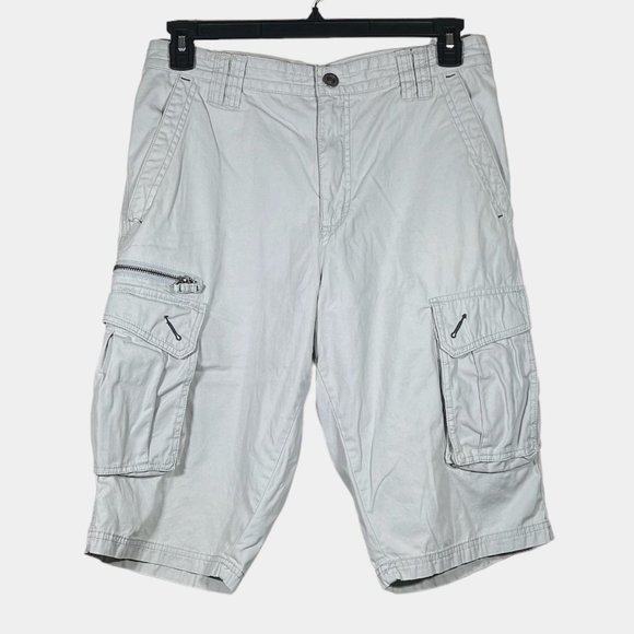 Columbia - Omni-Shade Sun Protection - Men's Size 32 - Beige Cargo Shorts - Picture 1 of 9